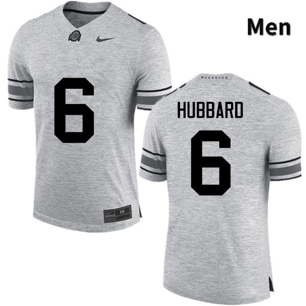 Ohio State Buckeyes Sam Hubbard Men's #6 Gray Game Stitched College Football Jersey